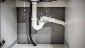 leak under sink