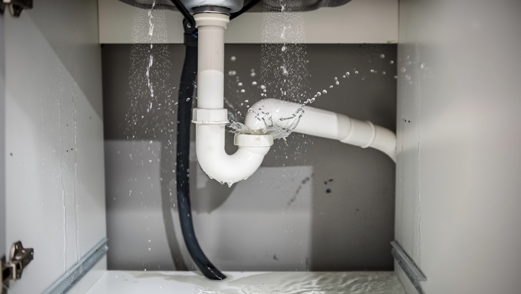 leak under sink