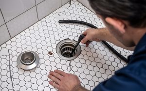 Blocked Shower Drain